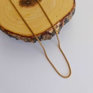 PRIMAVERA ITALY 24 karat gold over sterling chain